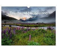 Calendrier 2027 · US Version · La Nouvelle-Zélande, le pays de rêve | Ces îles de rêve, avec leurs magnifiques paysages, sont très lointaines · DIN A3 paysage · CALVENDO Calendrier mural