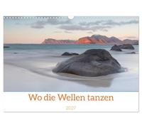 Calendrier 2027 · US Version · Là où les vagues dansent | Laissez-vous séduire par l'univers enchanteur des océans · DIN A3 paysage · CALVENDO Calendrier mural