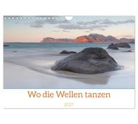 Calendrier 2027 · US Version · Là où les vagues dansent | Laissez-vous séduire par l'univers enchanteur des océans · DIN A4 paysage · CALVENDO Calendrier mural
