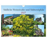 Calendrier 2027 · US Version · La Route des vins du Sud et le Sud-Ouest du | Palatinat · Les deux départements du sud de la Rhénanie-Palatinat séduisent par… · DIN A4 paysage · CALVENDO Calendrier mural