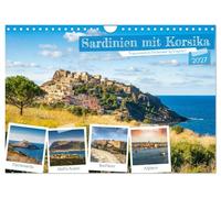 Calendrier 2027 · US Version · La Sardaigne et la Corse | C'est un endroit à ne pas manquer dans le nord de la Sardaigne · DIN A4 paysage · CALVENDO Calendrier mural