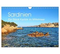 Calendrier 2027 · US Version · La Sardaigne : un petit coin des Caraïbes en | Méditerranée · De magnifiques clichés pris dans le nord-est de la deuxième plus… · DIN A4 paysage · CALVENDO Calendrier mural