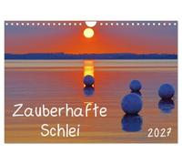 Calendrier 2027 · US Version · La Schlei, un lieu enchanteur | Des photos évocatrices du seul fjord d'Allemagne · DIN A4 paysage · CALVENDO Calendrier mural