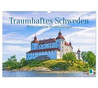 Calendrier 2027 · US Version · La Suède, un pays de rêve | un vaste pays au nord de l'Europe · Suède : Lumière et paysages du Grand Nord · DIN A3 paysage · CALVENDO Calendrier mural