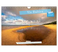 Calendrier 2027 · US Version · La Via Baltica : un voyage à travers | l'Estonie, la Lettonie et la Lituanie · La région baltique est un paysage… · DIN A4 paysage · CALVENDO Calendrier mural