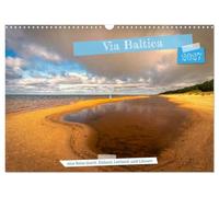 Calendrier 2027 · US Version · La Via Baltica : un voyage à travers | l'Estonie, la Lettonie et la Lituanie · La région baltique est un paysage… · DIN A3 paysage · CALVENDO Calendrier mural