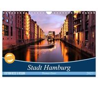 Calendrier 2027 · US Version · La ville de Hambourg | Impressions de Hambourg, ville cosmopolite · DIN A4 paysage · CALVENDO Calendrier mural