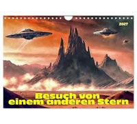 Calendrier 2027 · US Version · La visite d'une autre star | Et si nous n'étions pas seuls dans l'espace · DIN A4 paysage · CALVENDO Calendrier mural