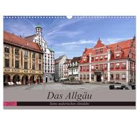 Calendrier 2027 · US Version · L'Allgäu : ses vieilles villes pittoresques | Les vieilles villes pittoresques de l'Allgäu · DIN A3 paysage · CALVENDO Calendrier mural