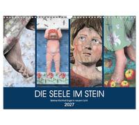Calendrier 2027 · US Version · L'ÂME DANS LA PIERRE | Statues d'anges historiques dans les cimetières de Berlin · aux couleurs… · DIN A3 paysage · CALVENDO Calendrier mural