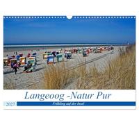 Calendrier 2027 · US Version · Langeoog - Nature à l'état pur | Au printemps, l'île est un lieu magique, un espace infini aux magnifiques… · DIN A3 paysage · CALVENDO Calendrier mural