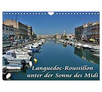 Calendrier 2027 · US Version · Languedoc-Roussillon - sous le soleil du | Midi · Villes, villages et monuments historiques du Languedoc-Roussillon · DIN A4 paysage · CALVENDO Calendrier mural