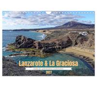 Calendrier 2027 · US Version · Lanzarote et La Graciosa | des îles aux paysages spectaculaires · Deux joyaux des îles Canaries · DIN A4 paysage · CALVENDO Calendrier mural