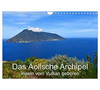 Calendrier 2027 · US Version · L'archipel des Éoliennes | des îles nées du volcan · Les îles Lipari, un univers insulaire de rêve dans la… · DIN A4 paysage · CALVENDO Calendrier mural