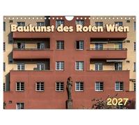 Calendrier 2027 · US Version · L'architecture de la « Vienne rouge | Diversité des styles architecturaux dans le logement · DIN A4 paysage · CALVENDO Calendrier mural