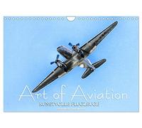Calendrier 2027 · US Version · L'art de l'aviation - Des avions pleins | d'art · Des icônes de l'aviation mises en valeur de manière artistique · DIN A4 paysage · CALVENDO Calendrier mural