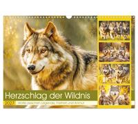 Calendrier 2027 · US Version · Le battement de cœur de la nature sauvage | Les loups, entre légende, liberté et grâce · La beauté sereine des loups, leur… · DIN A3 paysage · CALVENDO Calendrier mural
