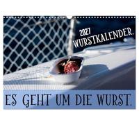 Calendrier 2027 · US Version · Le calendrier des saucisses | Tout tourne autour de la saucisse · Blagues autour de la saucisse · DIN A3 paysage · CALVENDO Calendrier mural