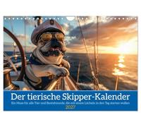 Calendrier 2027 · US Version · Le calendrier du capitaine « bestial | Un incontournable pour tous les amoureux des animaux et des bateaux qui… · DIN A4 paysage · CALVENDO Calendrier mural