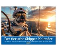 Calendrier 2027 · US Version · Le calendrier du capitaine « bestial | Un incontournable pour tous les amoureux des animaux et des bateaux qui… · DIN A3 paysage · CALVENDO Calendrier mural