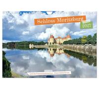 Calendrier 2027 · US Version · Le château de Moritzburg et le château des | Faisans · Deux résidences royales d'une beauté exceptionnelle dans la Saxe, la… · DIN A4 paysage · CALVENDO Calendrier mural