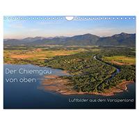Calendrier 2027 · US Version · Le Chiemgau vu d'en haut | Photos aériennes du Chiemgau et du lac Chiemsee · DIN A4 paysage · CALVENDO Calendrier mural
