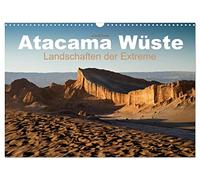 Calendrier 2027 · US Version · Le désert d'Atacama : des paysages | d'extrêmes · Le désert d'Atacama séduit par ses volcans, ses geysers, ses… · DIN A3 paysage · CALVENDO Calendrier mural