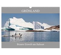 Calendrier 2027 · US Version · Le Groenland : un monde de glace insolite | autour d’Ilulissat · L'univers glacé fascinant du fjord glaciaire d'Ilulissat… · DIN A3 paysage · CALVENDO Calendrier mural
