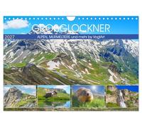 Calendrier 2027 · US Version · Le Großglockner, les Alpes, les marmottes et | bien plus encore, par VogtArt · La route du Großglockner, en haute montagne… · DIN A4 paysage · CALVENDO Calendrier mural