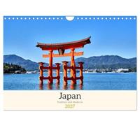 Calendrier 2027 · US Version · Le Japon : entre tradition et modernité | En route au pays du soleil levant · DIN A4 paysage · CALVENDO Calendrier mural