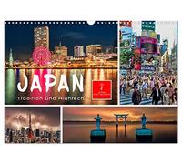 Calendrier 2027 · US Version · Le Japon : tradition et haute technologie | État insulaire d'Extrême-Orient, entre tradition et modernité · DIN A3 paysage · CALVENDO Calendrier mural