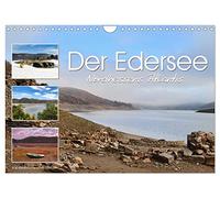 Calendrier 2027 · US Version · Le lac Edersee, l'Atlantide de la Hesse du | Nord · Quand l'histoire refait surface · DIN A4 paysage · CALVENDO Calendrier mural