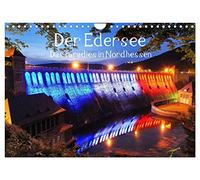 Calendrier 2027 · US Version · Le lac Edersee : un véritable paradis dans | le nord de la Hesse · Dans le Waldecker Land se trouve, au calme et dans un… · DIN A4 paysage · CALVENDO Calendrier mural
