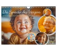 Calendrier 2027 · US Version · Le langage du cœur : les sourires | expression de l'humanité, mis en scène par une IA · Un sourire en dit plus long… · DIN A4 paysage · CALVENDO Calendrier mural
