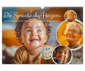 Calendrier 2027 · US Version · Le langage du cœur : les sourires | expression de l'humanité, mis en scène par une IA · Un sourire en dit plus long… · DIN A3 paysage · CALVENDO Calendrier mural