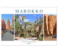 Calendrier 2027 · US Version · LE MAROC, un royaume fascinant | Un pays aux paysages magnifiques et à l'histoire riche · DIN A3 paysage · CALVENDO Calendrier mural