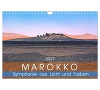 Calendrier 2027 · US Version · Le Maroc : une symphonie de lumière et de | couleurs · Découvertes entre mer et désert · DIN A4 paysage · CALVENDO Calendrier mural