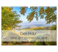 Calendrier 2027 · US Version · Le massif du Harz : un univers mystérieux | Les montagnes du Harz regorgent de mythes, de légendes, d'histoire et de… · DIN A3 paysage · CALVENDO Calendrier mural