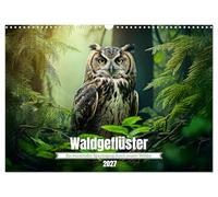 Calendrier 2027 · US Version · Le murmure de la forêt | une promenade artistique à travers nos forêts · Images animées générées par IA… · DIN A3 paysage · CALVENDO Calendrier mural