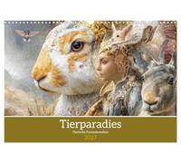 Calendrier 2027 · US Version · Le paradis des animaux - Les mondes | fantastiques des animaux · Un monde animal peuplé d'animaux extraordinaires · DIN A3 paysage · CALVENDO Calendrier mural