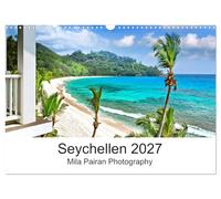 Calendrier 2027 · US Version · Le paradis des Seychelles 2027 | Agenda mensuel pour les amateurs des Seychelles, de nature et d'aventure · DIN A3 paysage · CALVENDO Calendrier mural
