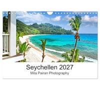 Calendrier 2027 · US Version · Le paradis des Seychelles 2027 | Agenda mensuel pour les amateurs des Seychelles, de nature et d'aventure · DIN A4 paysage · CALVENDO Calendrier mural