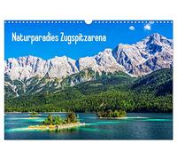 Calendrier 2027 · US Version · Le paradis naturel de la Zugspitzarena | Des paysages saisissants dans la région de la Zugspitze · DIN A3 paysage · CALVENDO Calendrier mural