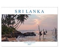 Calendrier 2027 · US Version · Le Sri Lanka, une île tropicale paradisiaque | Des plages à perte de vue bordées de cocotiers, un patrimoine historique riche… · DIN A3 paysage · CALVENDO Calendrier mural
