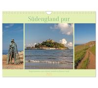 Calendrier 2027 · US Version · Le sud de l'Angleterre à l'état pur | De magnifiques photos du sud de l'Angleterre, de la Cornouailles et de Dartmoor · DIN A4 paysage · CALVENDO Calendrier mural