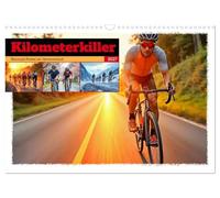 Calendrier 2027 · US Version · Le « tueur de kilomètres | la puissance d'un vélo de course tout au long de l'année · Des images… · DIN A3 paysage · CALVENDO Calendrier mural