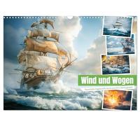Calendrier 2027 · US Version · Le vent et les vagues | Grâce à nos capitaines expérimentés et à notre équipage de premier ordre, nous… · DIN A3 paysage · CALVENDO Calendrier mural