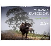 Calendrier 2027 · US Version · Le Vietnam et le Cambodge | des moments magiques · Un voyage d'aventure à travers deux pays exceptionnels… · DIN A3 paysage · CALVENDO Calendrier mural