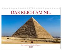Calendrier 2027 · US Version · L'Empire sur le Nil | Un merveilleux voyage à travers l'Égypte, le pays des pharaons, le long du Nil · DIN A4 paysage · CALVENDO Calendrier mural