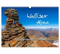 Calendrier 2027 · US Version · Les Alpes valaisannes : le « petit | Himalaya européen · Pourquoi partir au loin · DIN A3 paysage · CALVENDO Calendrier mural